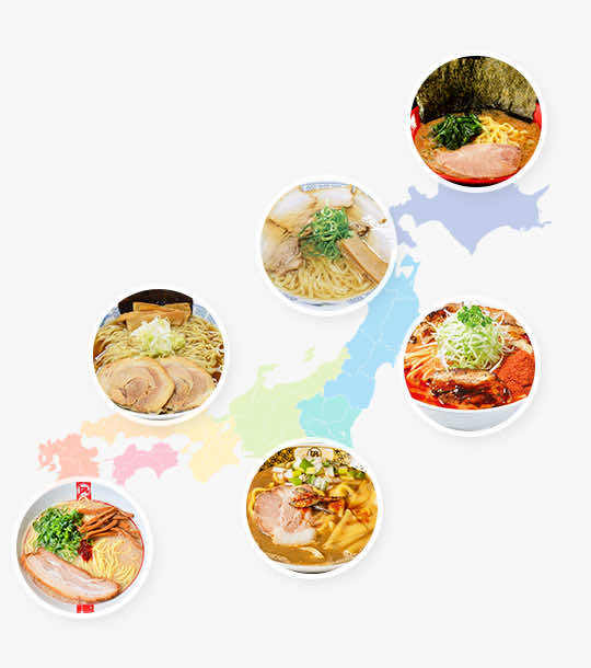 ご当地ラーメンセレクション 地図