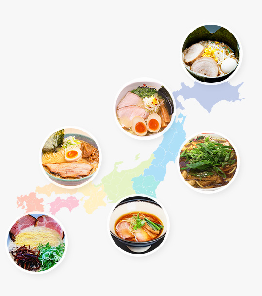 SUSURUラーメンセレクション 地図